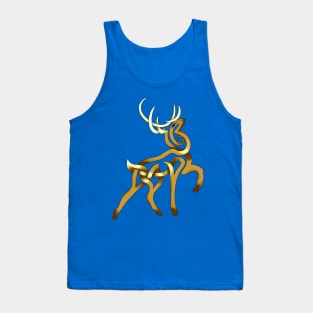 Stag Passant Contourne' Tank Top